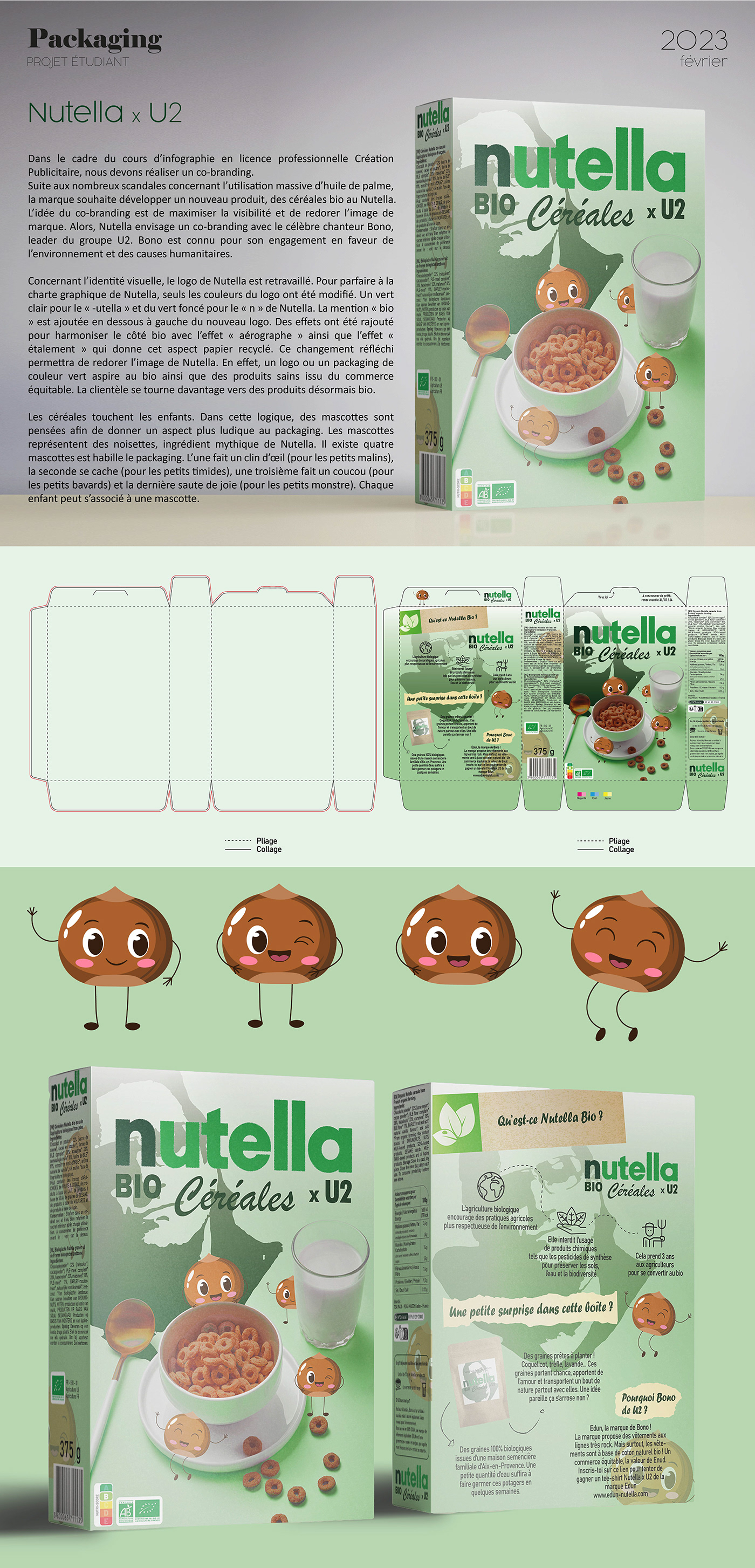 cobranding branding  design adobe illustrator Graphic Designer nutella nutella design chocolate Food  Co Branding designs