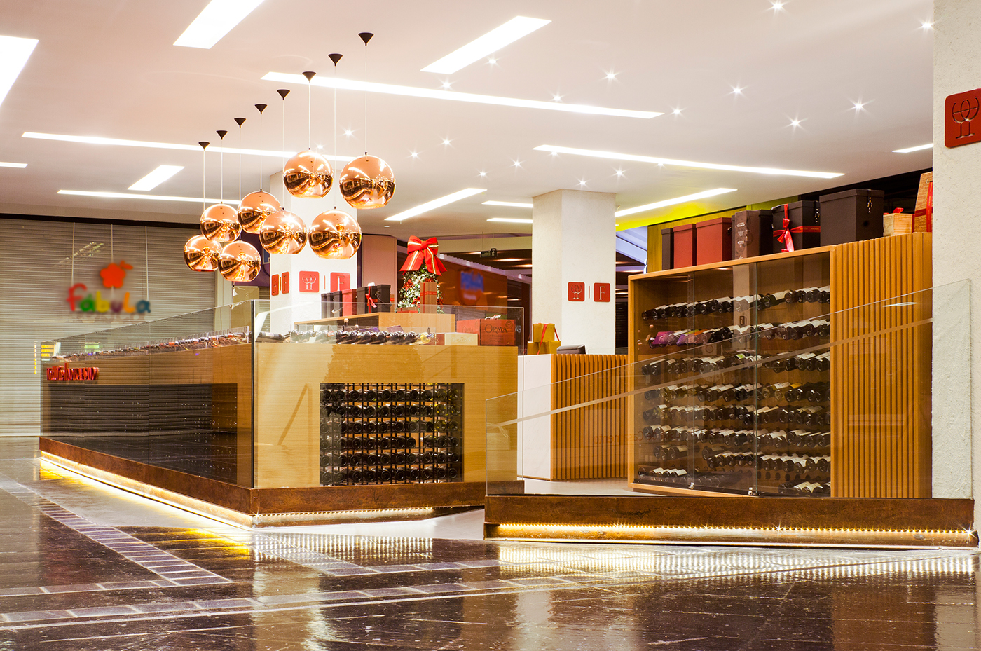 AM Studio enoteca world wine Fasano Retail Shopping loja adega quiosque Madeira Mármore dpot