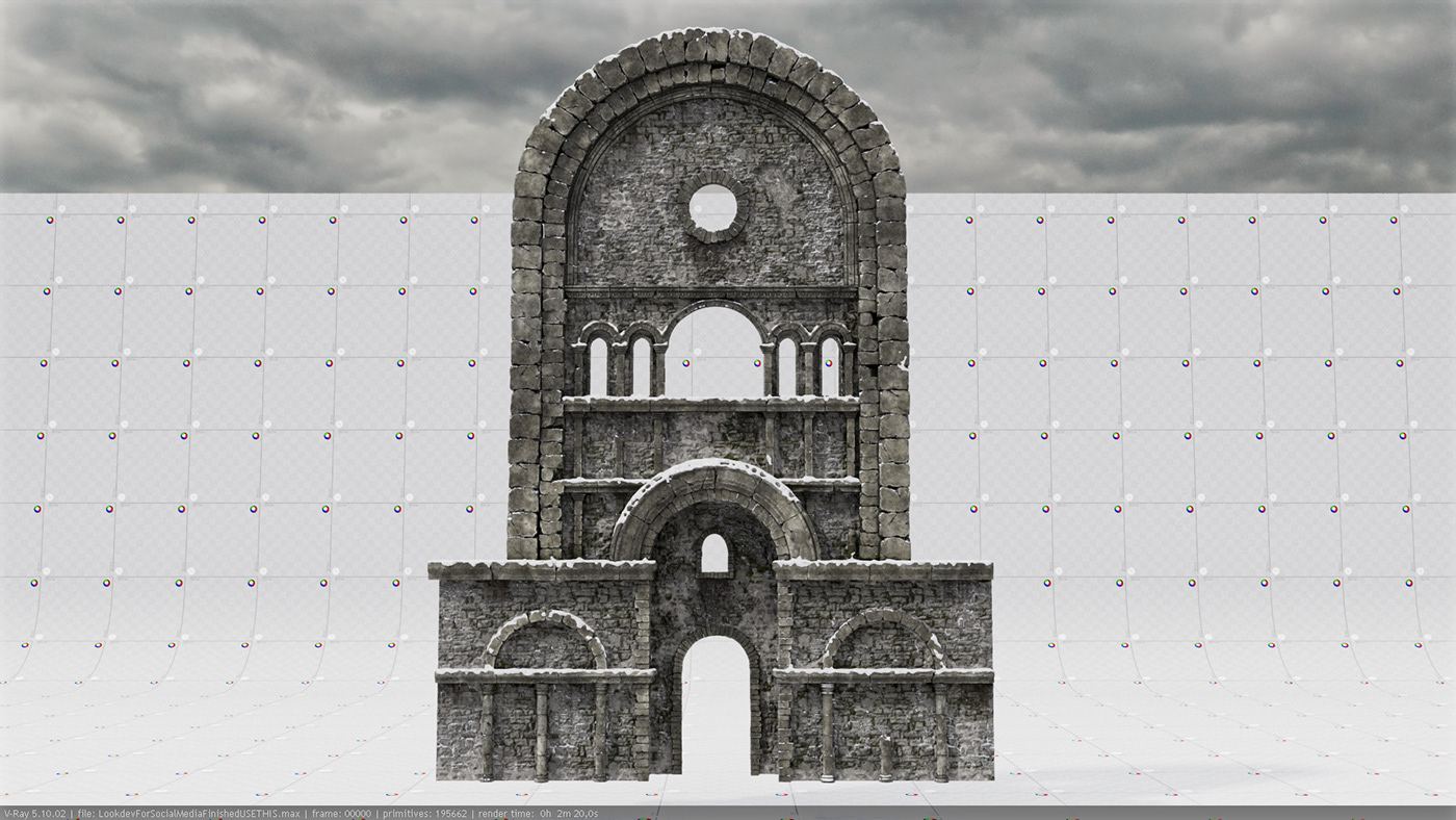 3D animation  cathedral CGI dark souls environment fanart remake texturing vfx