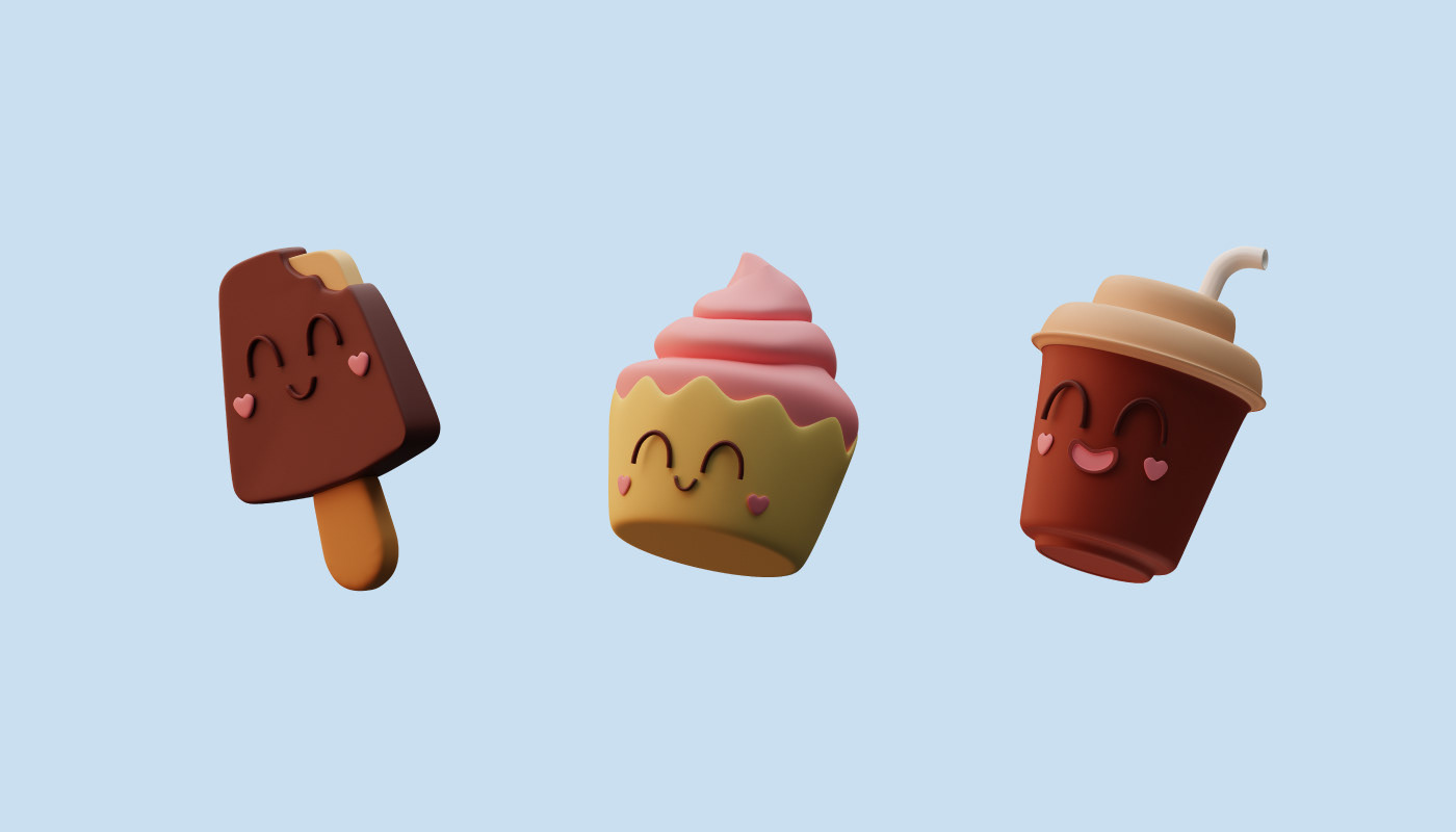 3D 3d modeling Character design  Digital Art  Emoji free Icon icon design  icons ILLUSTRATION 