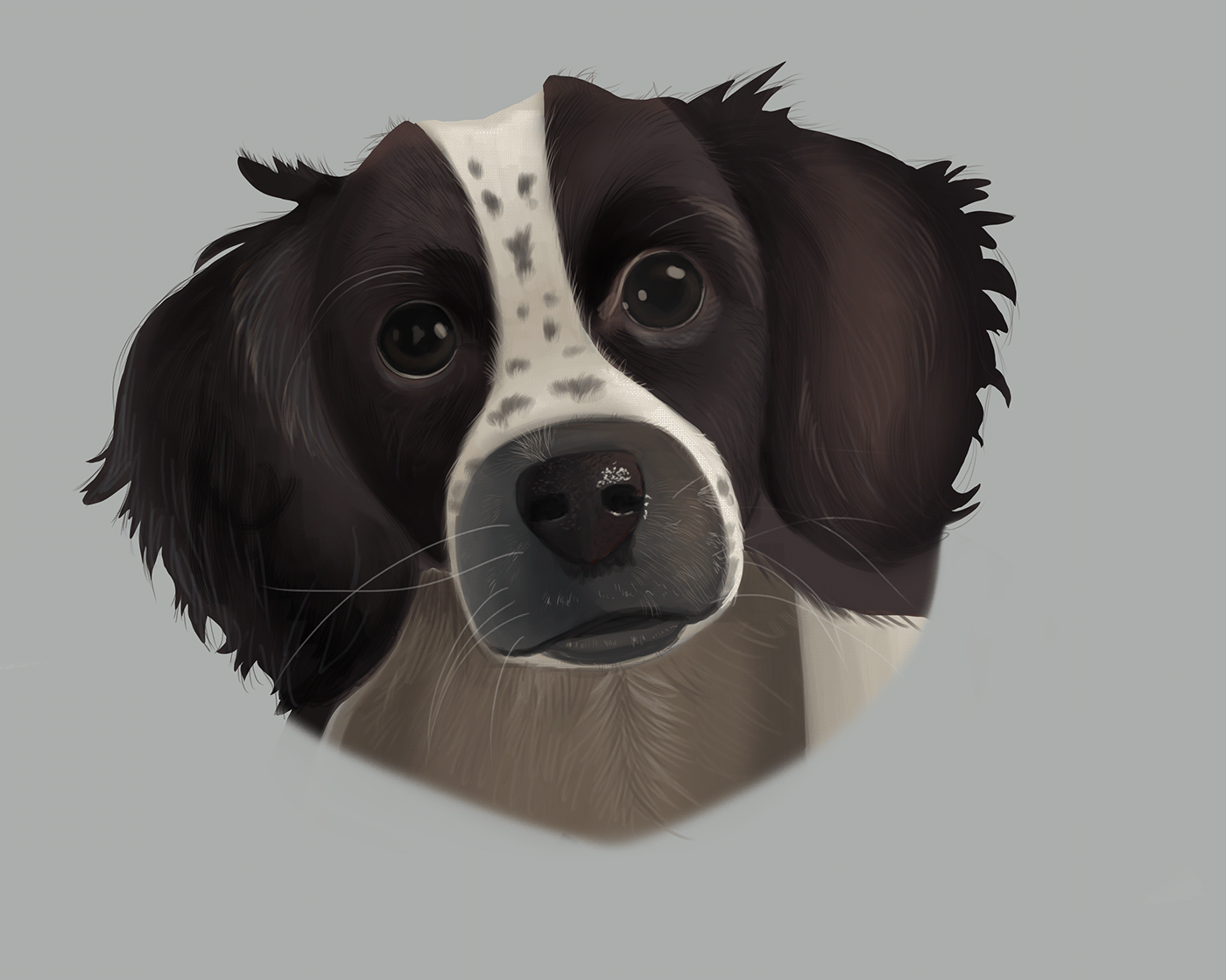dog dog illustration ILLUSTRATION  Drawing  digital illustration artwork Digital Art  raster