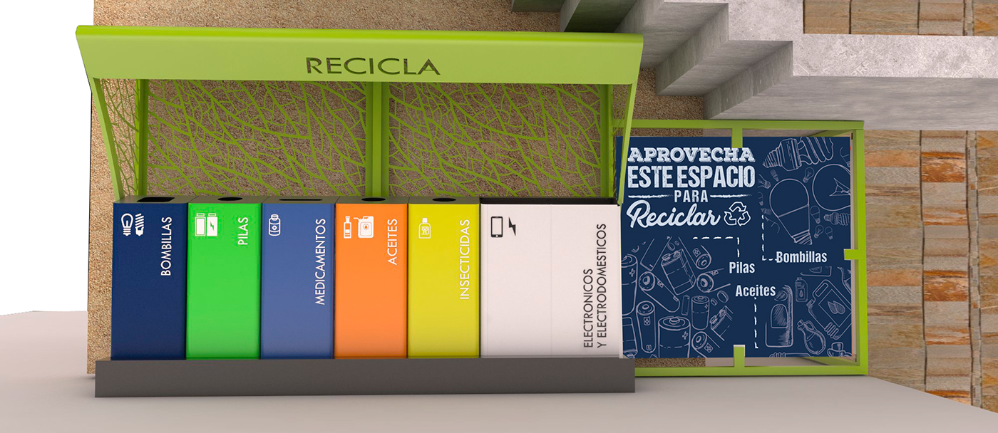 eco Urban recycle industrial design  graphic design