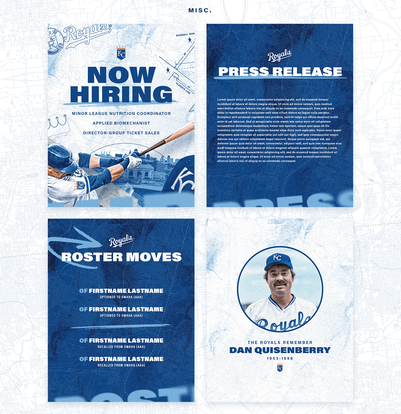baseball branding  campaign graphic design  kansas city mlb Royals social media sports Kansas City Royals