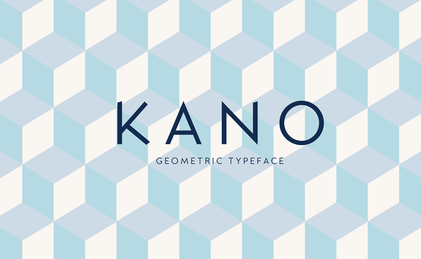 Typeface geometric Unique Geometric Typeface edge kano font Free font free typeface free Unique Typeface san serif Download free font font design