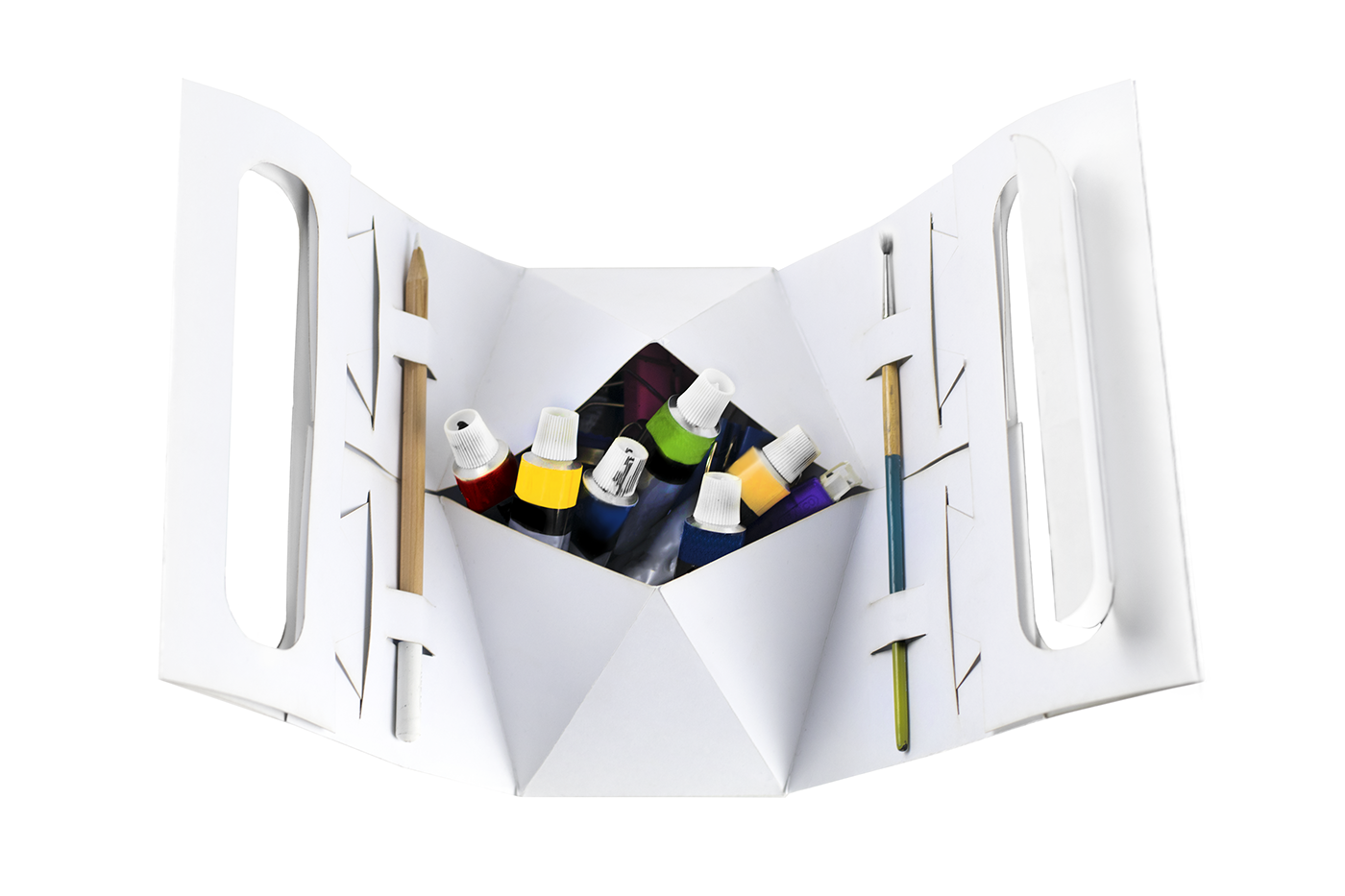 ysdn package design Handler paper No adhesive collapsable mechanism adobeawards