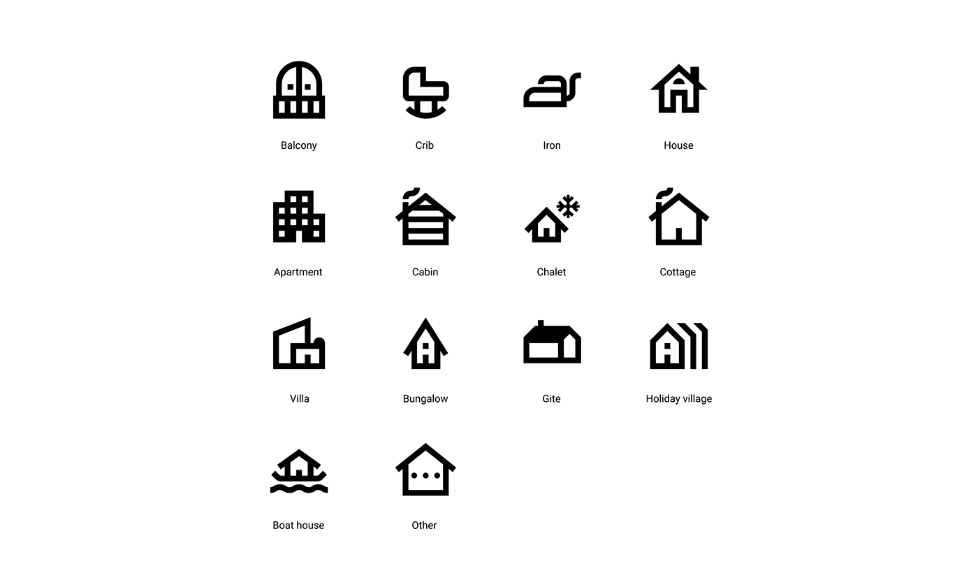 Icon Logo Design iconography icon set google material design grid Travel flights icons hotels icons