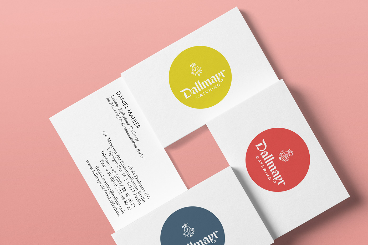 branding  Corporate Design dallmayrcatering DesignConcept editorialdesign logodesign print UxUIdesign Webdesign