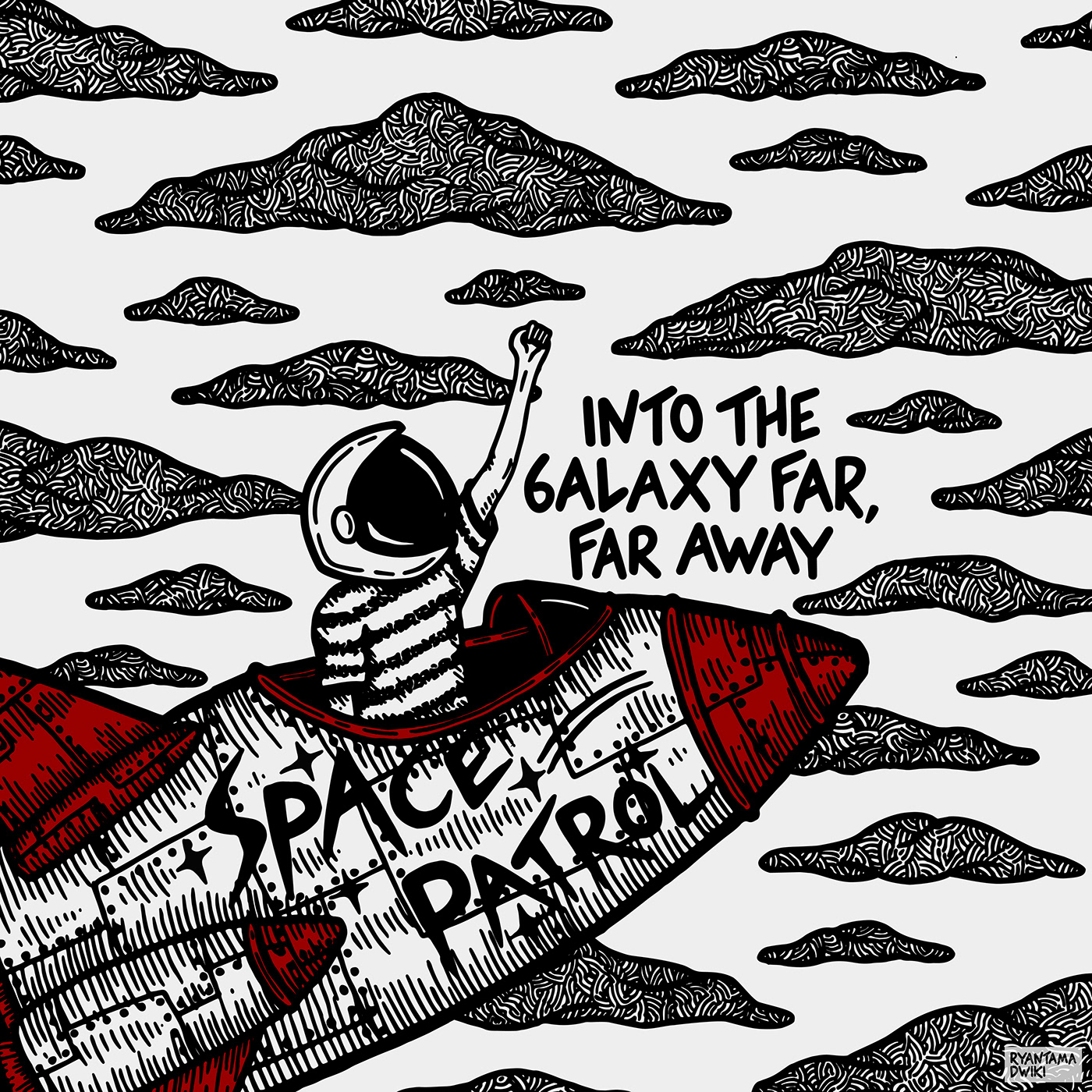 spaceship Space design cosmos cover design Cover Art album artwork astronaut rocket astronomy album cover