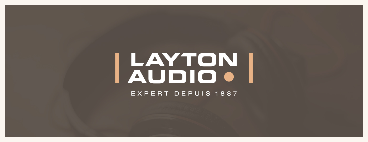 Layton Audio equipment Radio braun solid Retro 60's cream