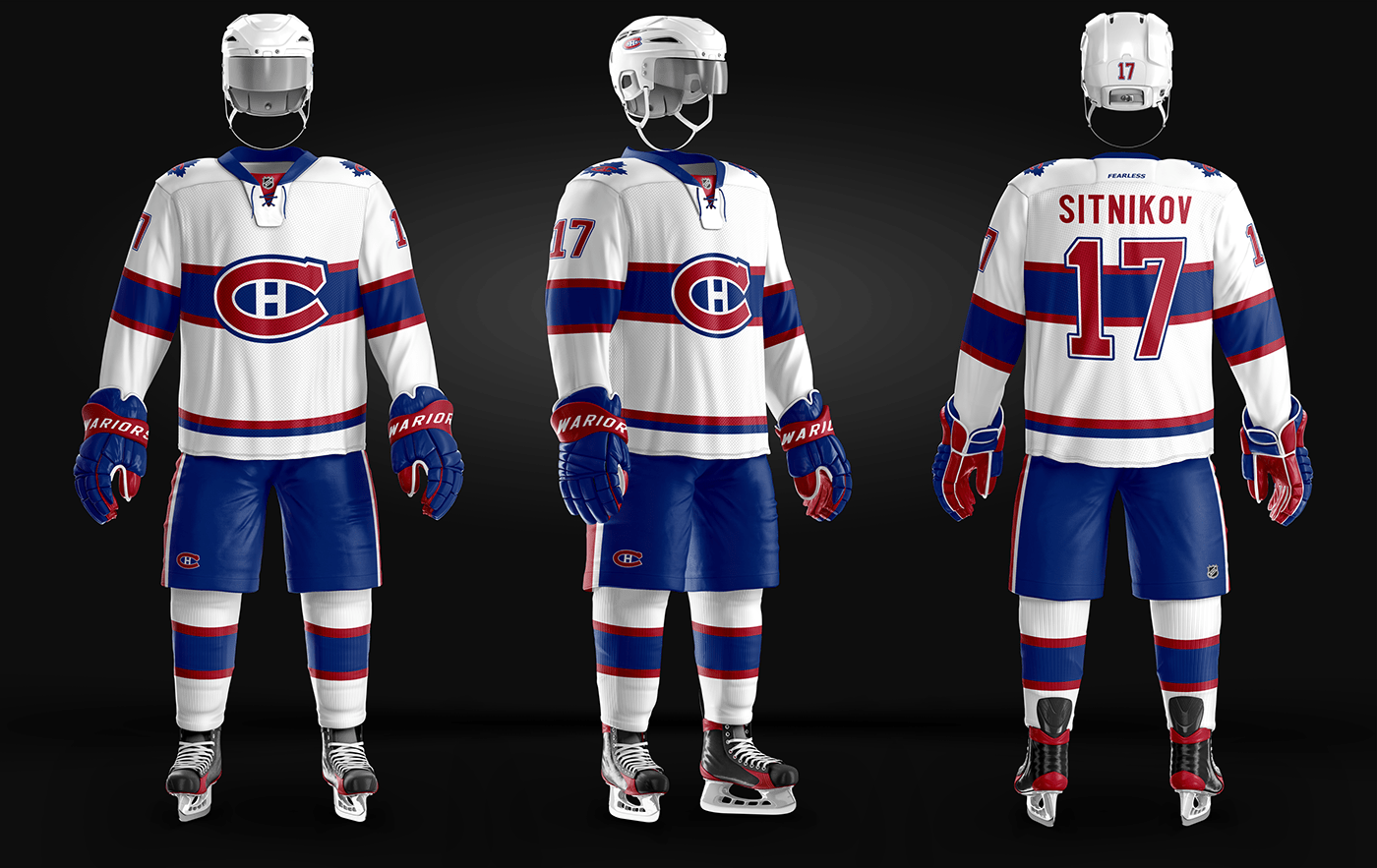 NHL hockey Sports Design Jersey Design Montreal Canadiens