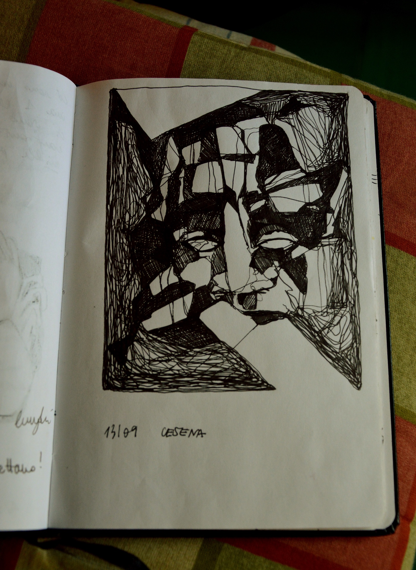 sketchbook Drawing  blackink