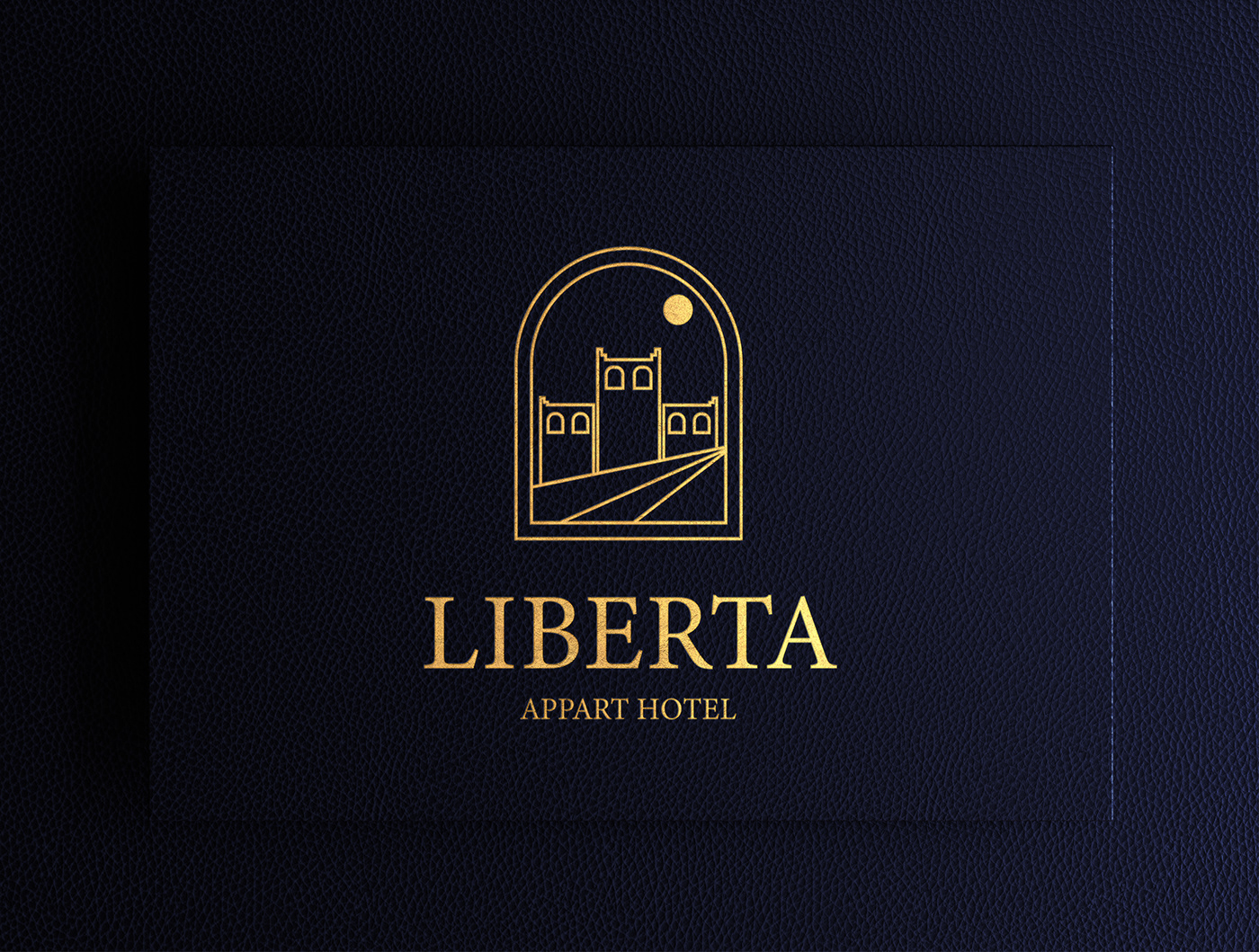 blue branding  gold hotel Hotel Branding Logo Design minimalist Modern Design Modern Logo visual identity