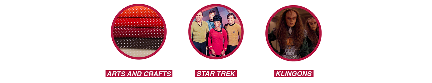 crafts   Klingon mark nerd Star Trek vintage visual identity handicraft trekie trekker