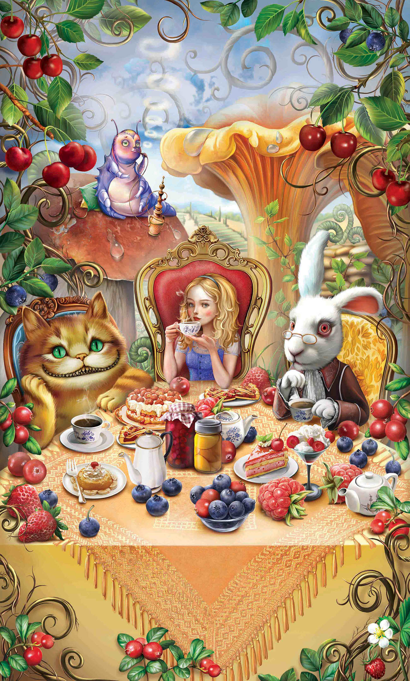 Wonderful Illustrations of Alice in Wonderland
