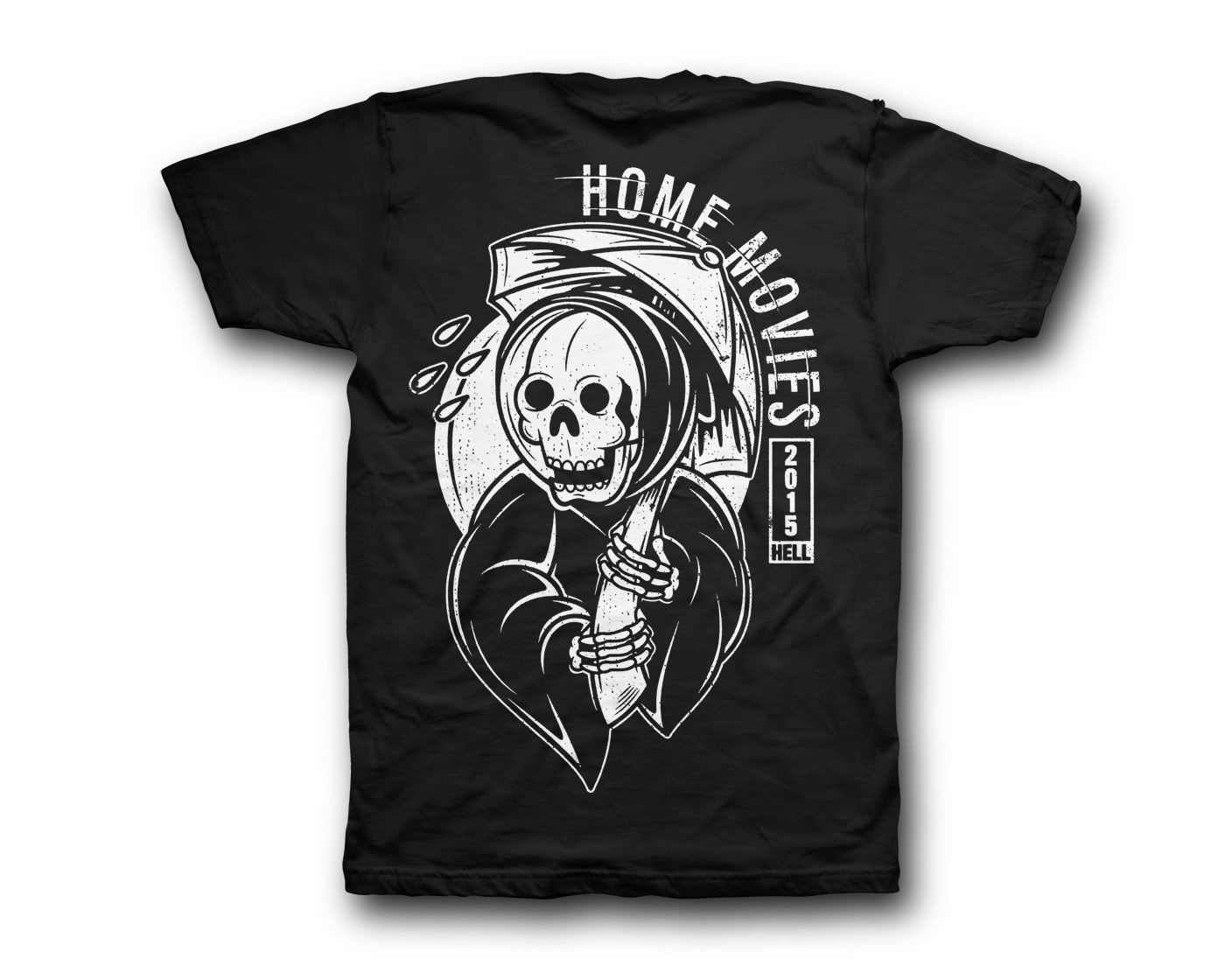 Home Movies reaper skull dead grim band merch merchandise ILLUSTRATION 