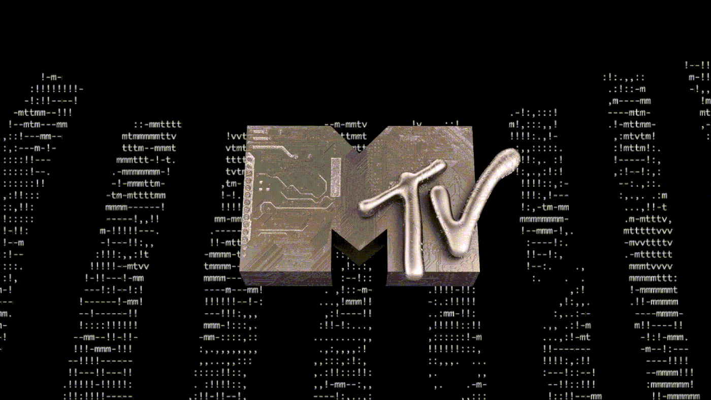 8-bit art direction  branding  digital Glitch motion Mtv Os Rebrand tv
