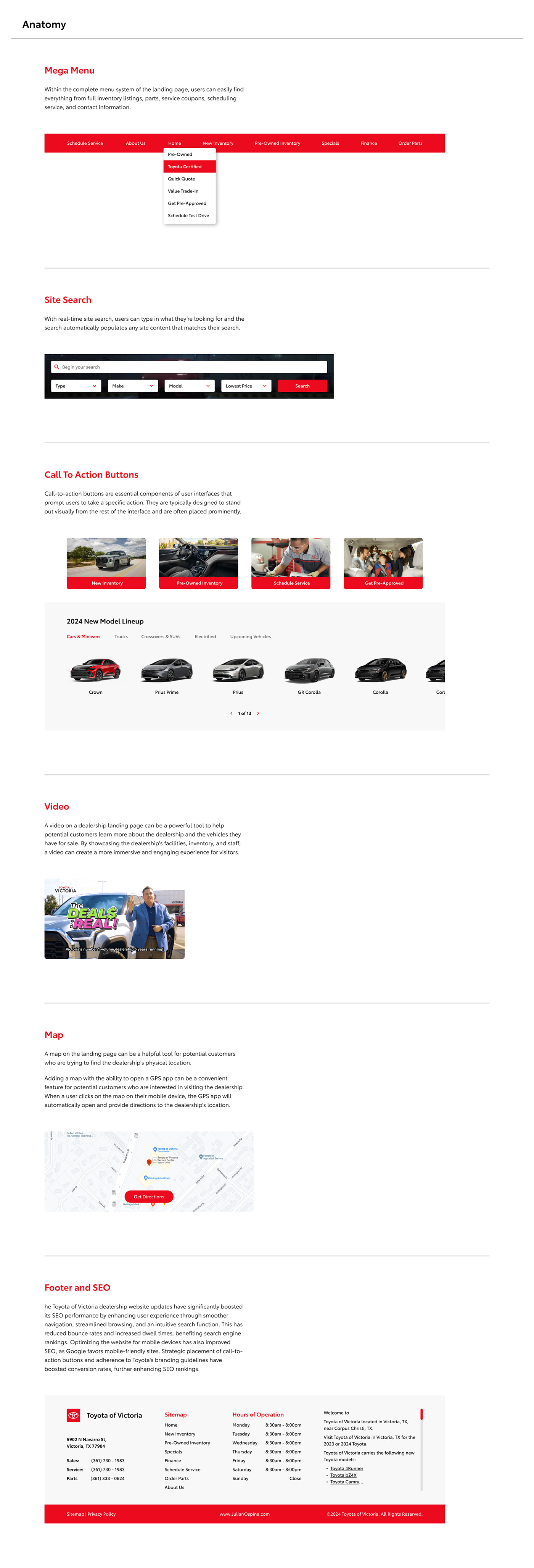 toyota dealership Website landing page Ecommerce UI/UX Figma Website Design Supra JDM