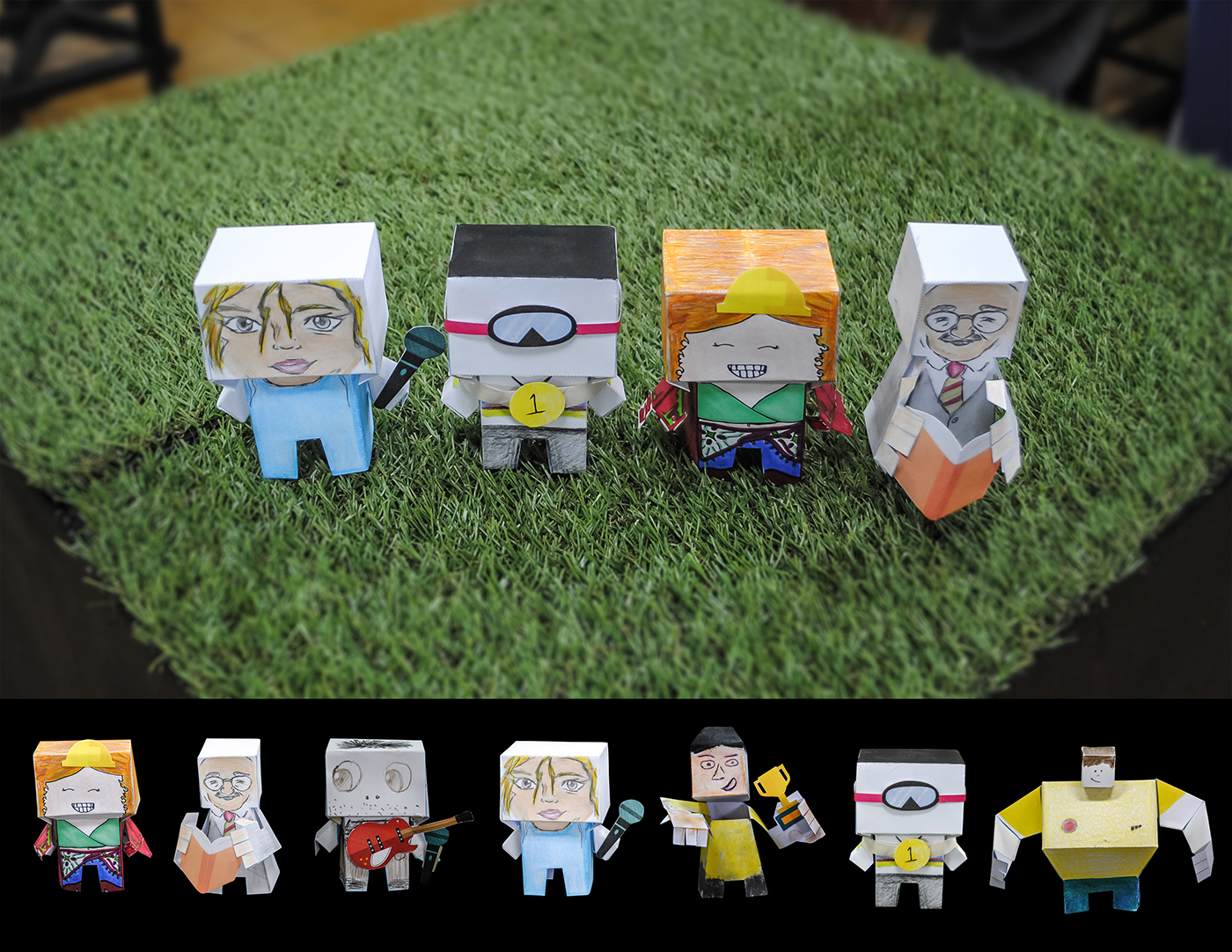 Exhibition  papertoy school college University Show festival Event Production toys