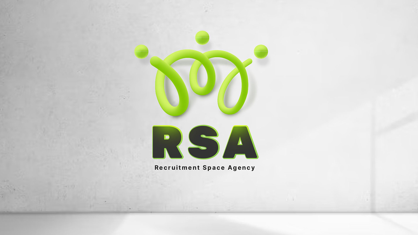 logo Logo Design Logotype Recruitment Agency brand identity Graphic Designer adobe illustrator visual identity Brand Design identity