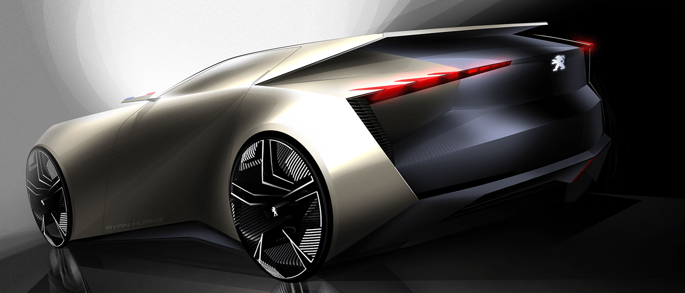car design car car concept concept design design sketch doodle GT car PEUGEOT sketch