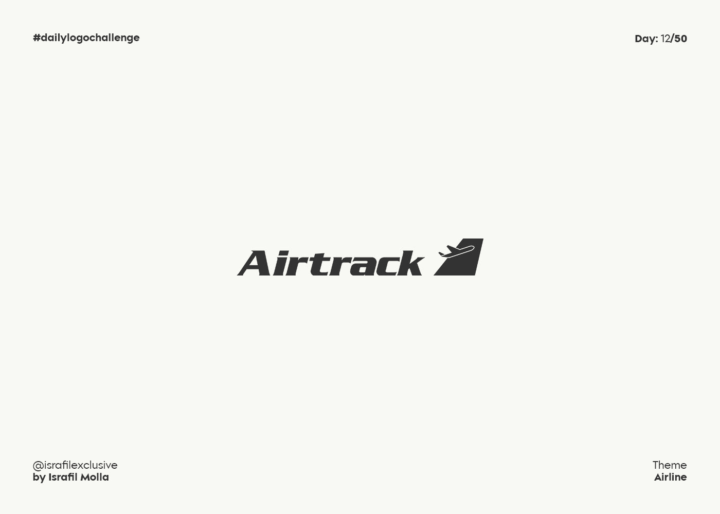 Airtrack - Daily Logo Challenge - Day 12