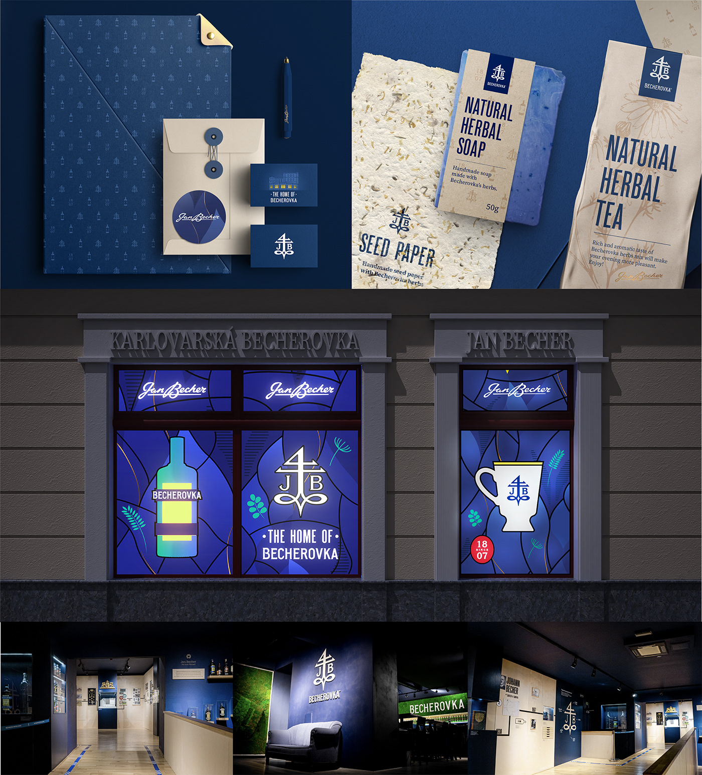 alcohol animation  becherovka beverage brand identity Creativity graphics unique design video