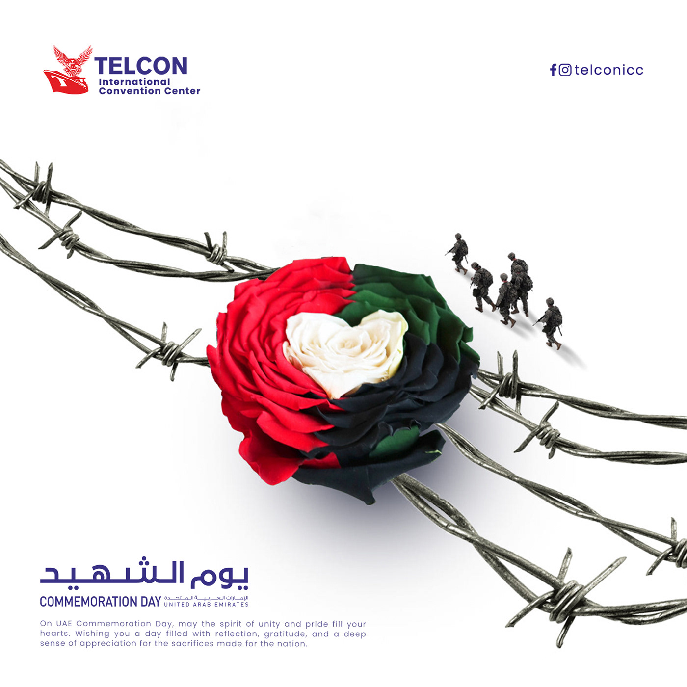 commemoration UAE dubai Socialmedia Advertising  ads visual identity designer post nationalday