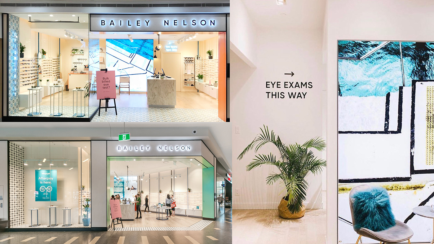 baileynelson Bondi brand branding  eyewear Fashion  glasses ILLUSTRATION  logo Retail