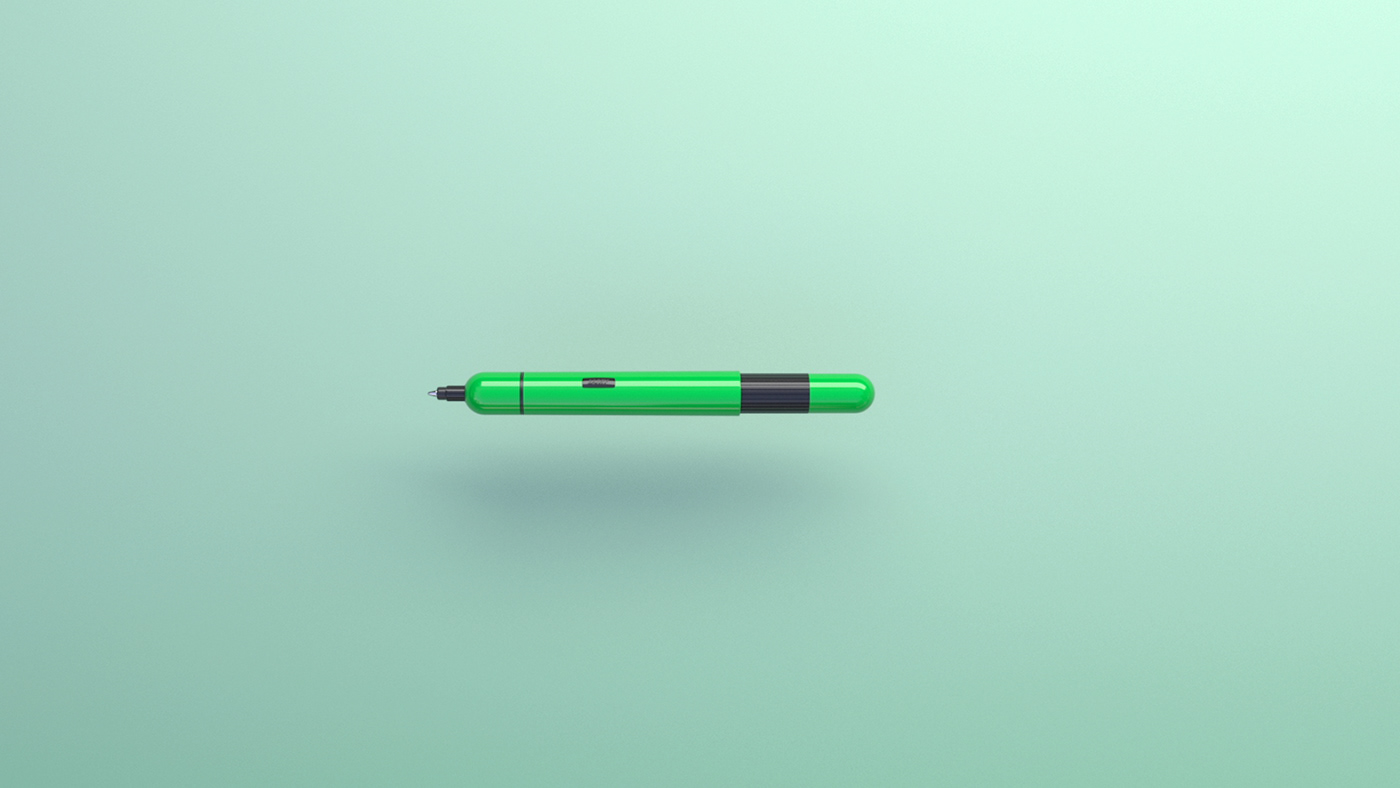 lamy Ident colors particles motion pico product green