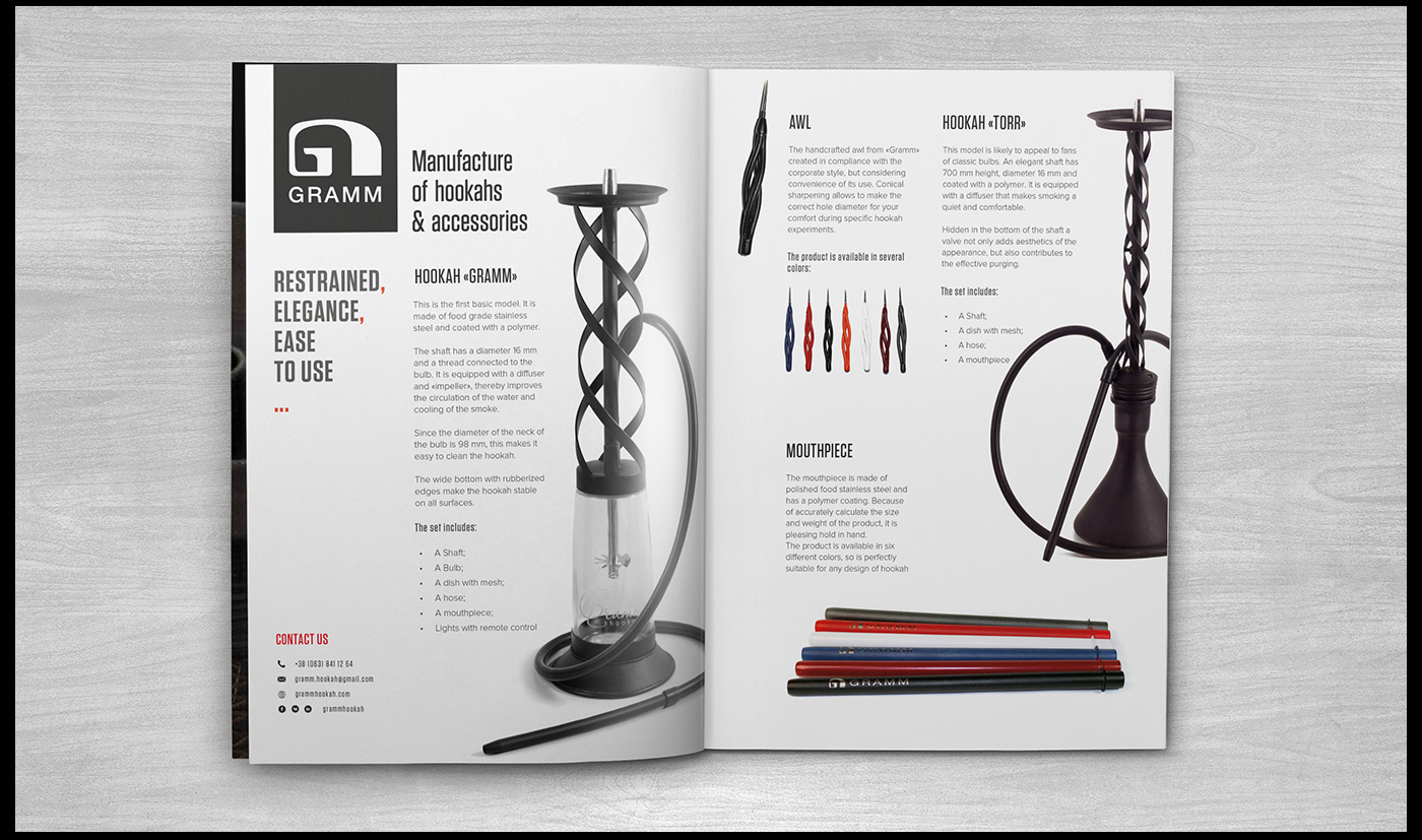 hookah Steam Jim smoking Inter Tabac logo behance portfolio reviews print design 