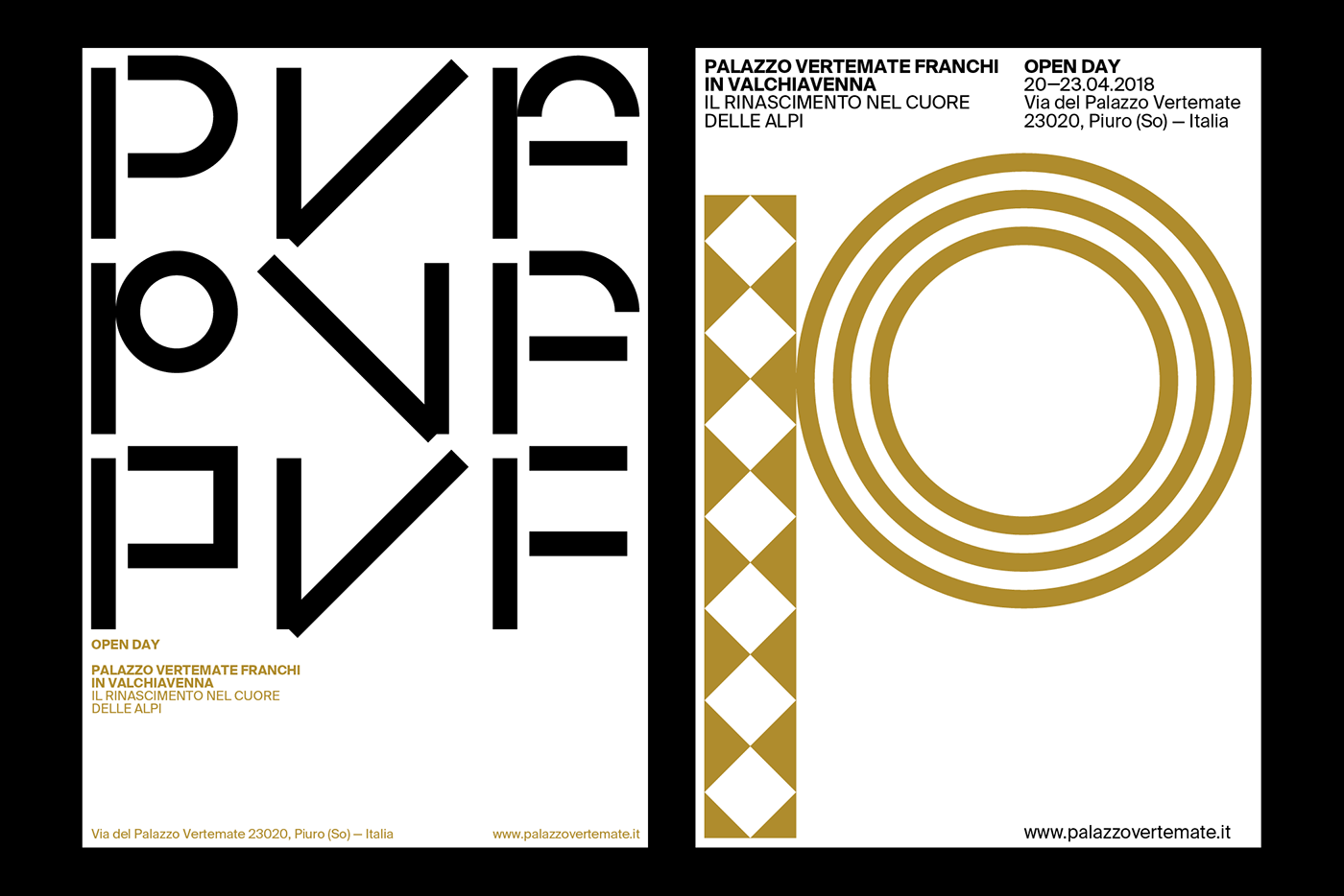 palazzovertematefranchi identity Logotype typography   Typeface typedesign PVFDISPLAY aiap contest duecollective