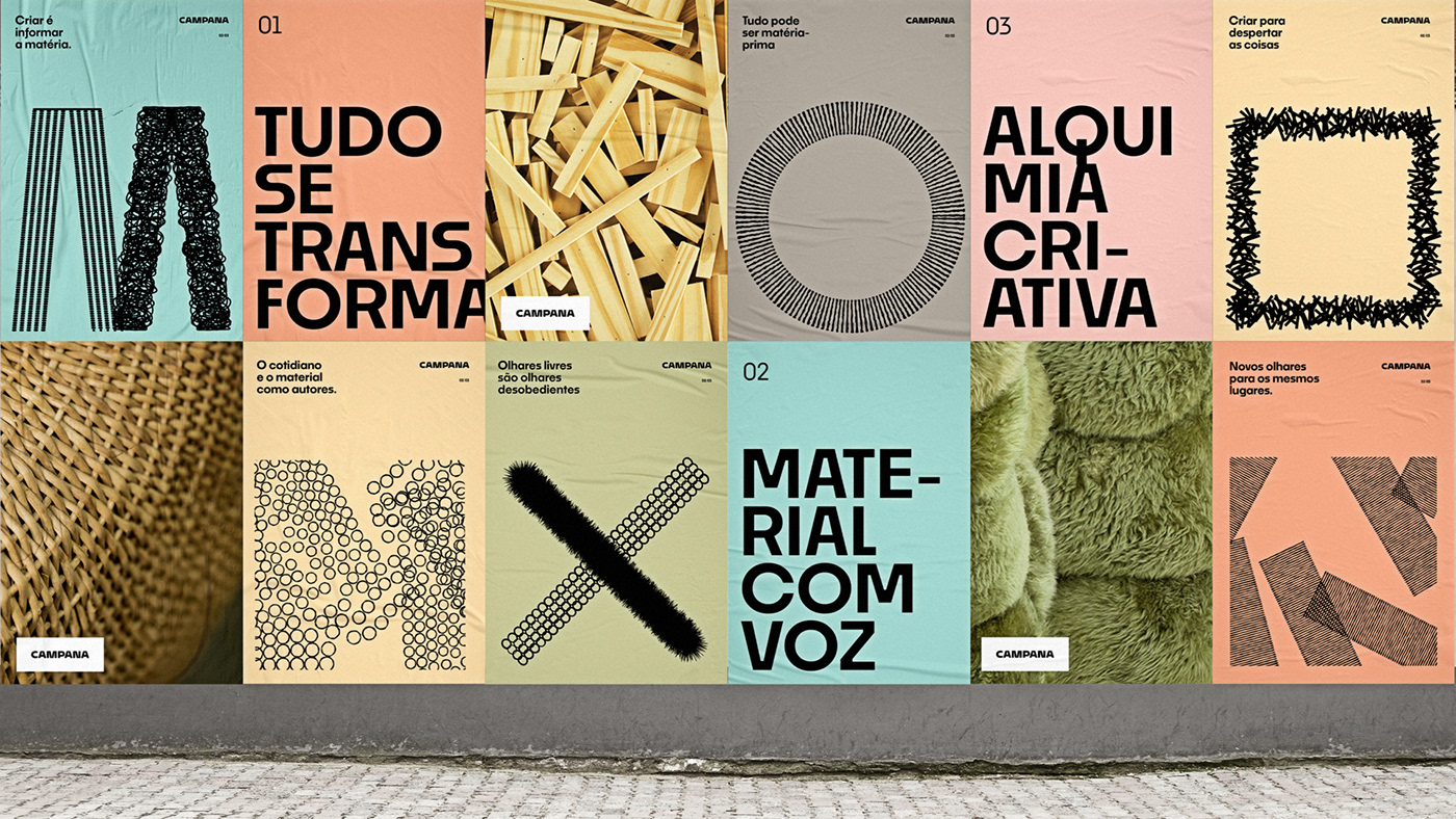 branding Brazil CampaƱa luxury materials motion premium texture typography design