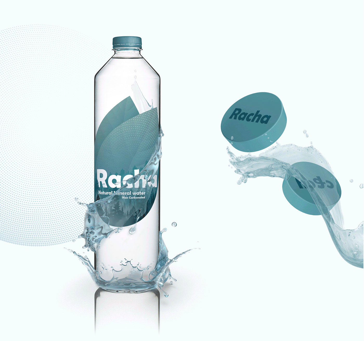 Racha water water label water logo water company Water Brand water branding brand identity Nature georgian water