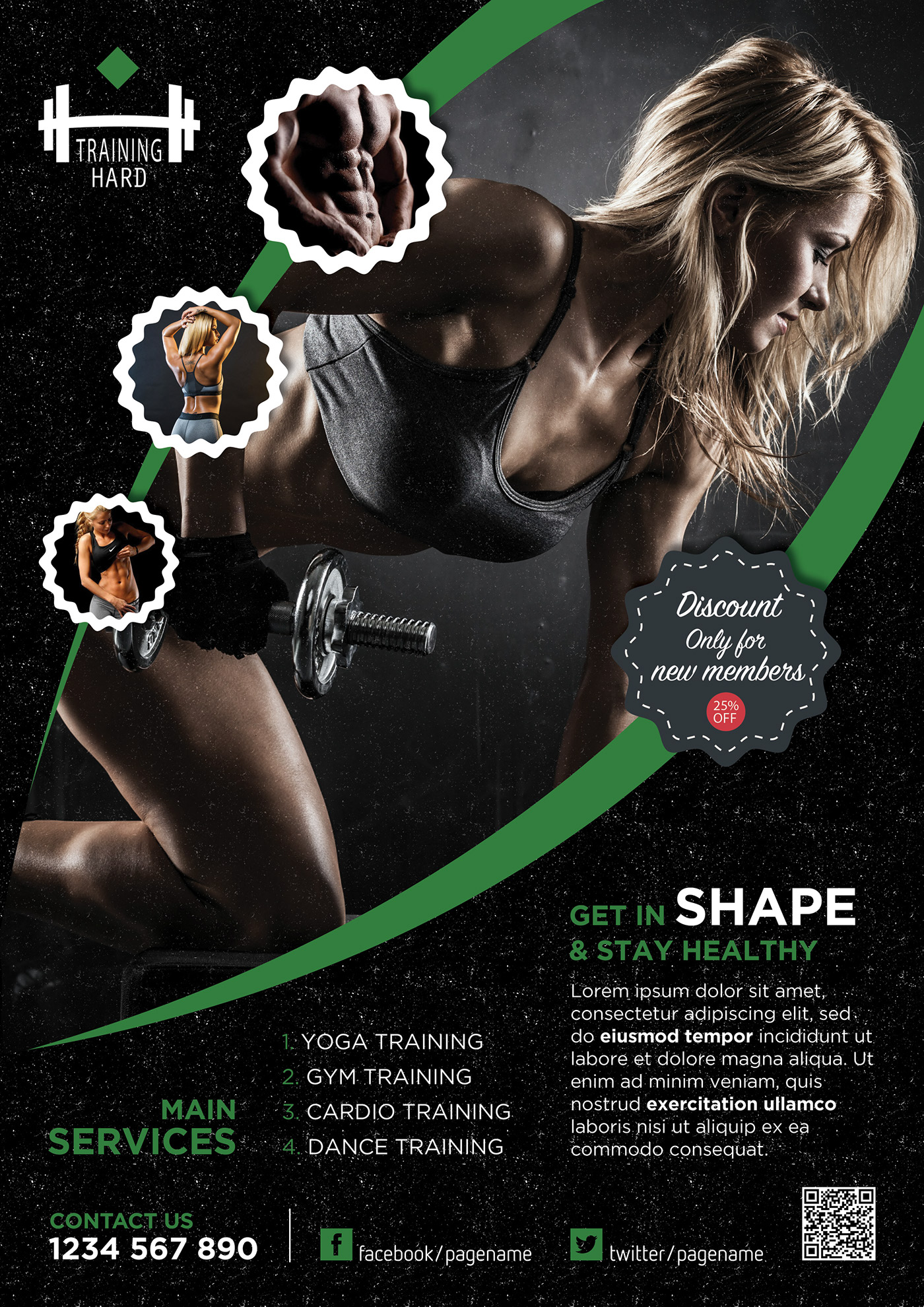 creative psd download fitness flyer psd fitness offer flyer psd free fitness flyer Free Flyer mockup free flyer PSD Free PSD download gym flyer Professional Fitness Flyer Free PSD PSD