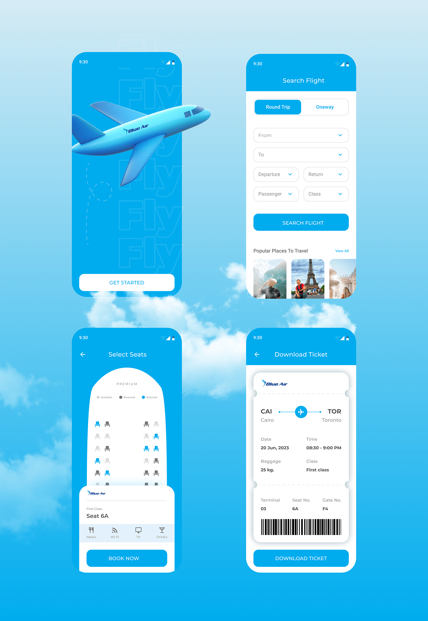 airplane airport flight Fly plane reservation Travel UI ui ux user interface