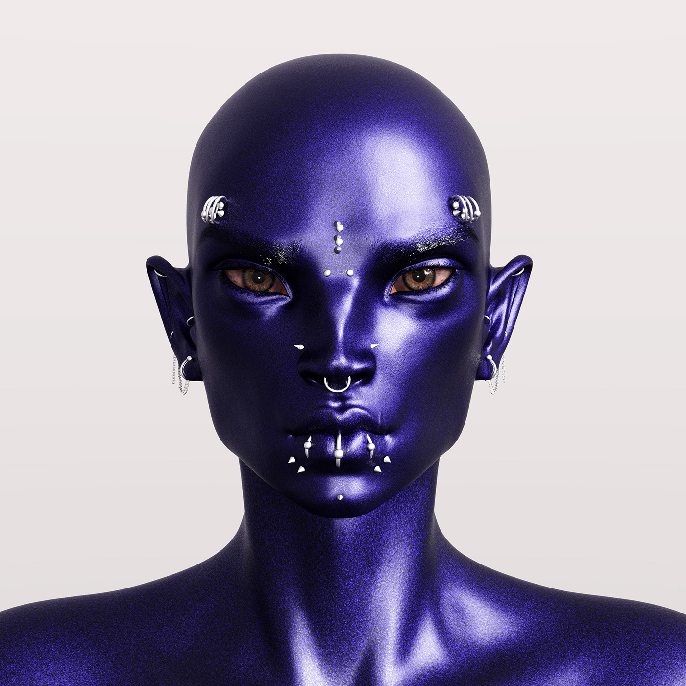 3D aliens DAZ niyiokeowo  portraits Render