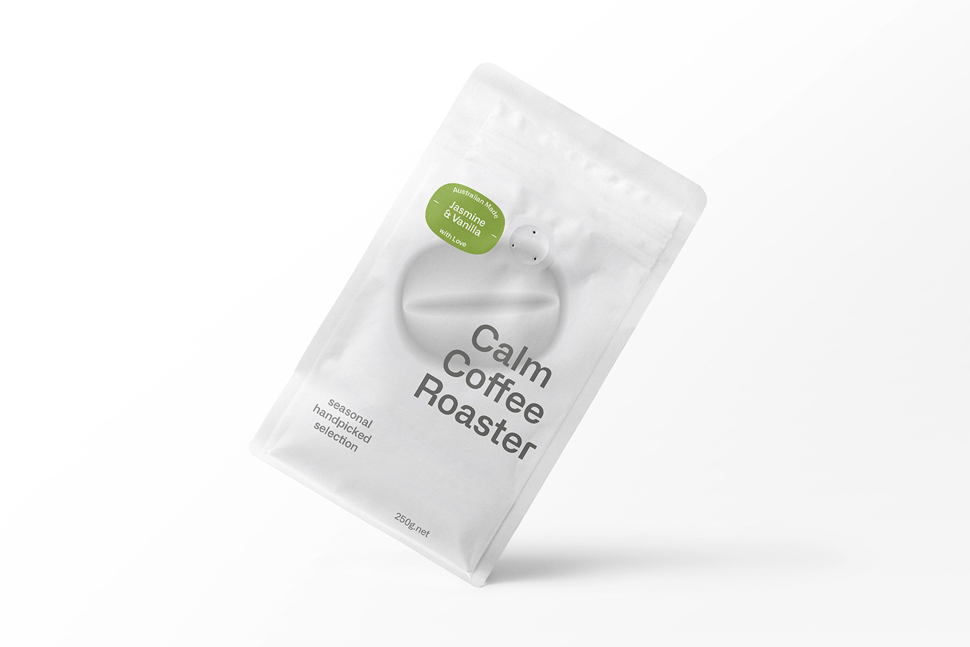 Branding design Coffee minimal packaging design Sharp White