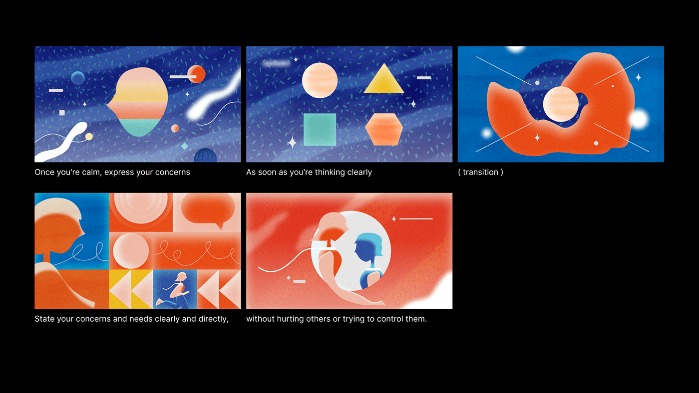 motion graphics  ILLUSTRATION  Procreate after effects motion design styleframes animation  2D adobe illustrator graphic design 