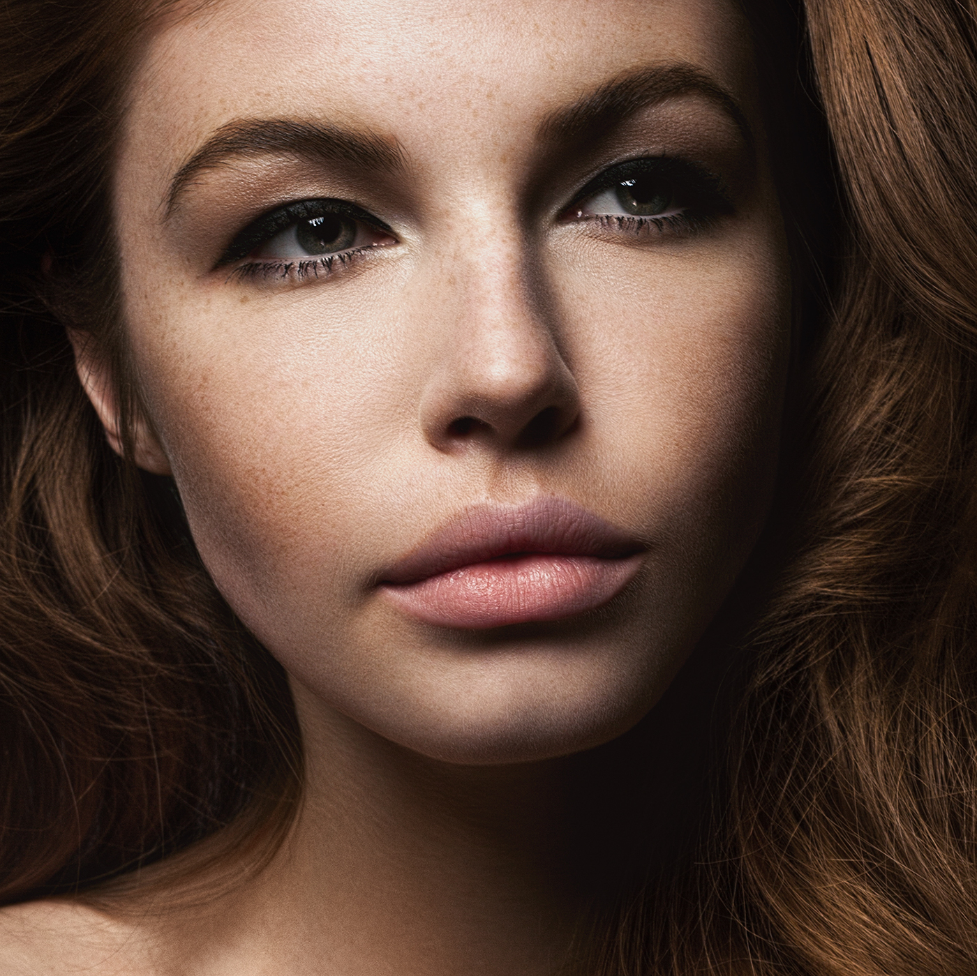 retouching  beauty editorial post-production close-up