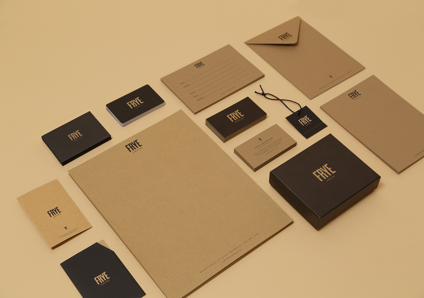 identity Packaging Collateral lifestyle Fashion  leather americana shoppingbag box Label
