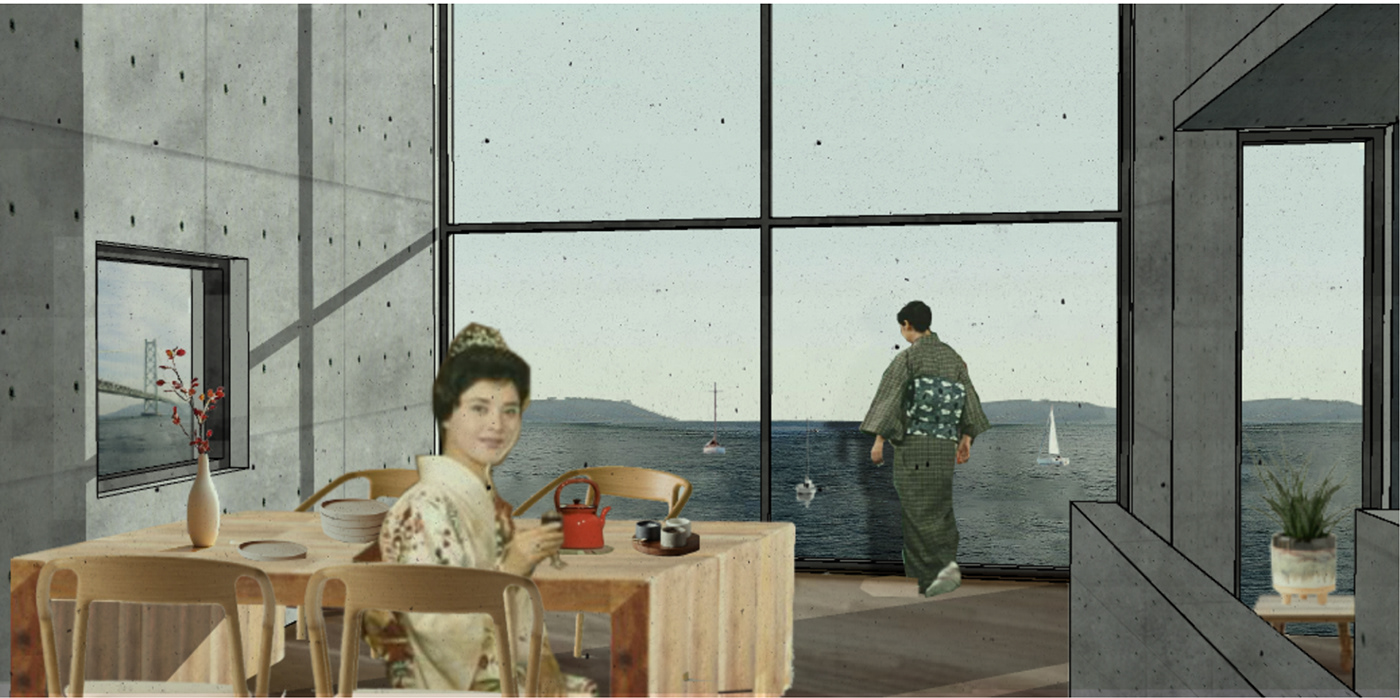 Tadao Ando Archive revit archviz plans