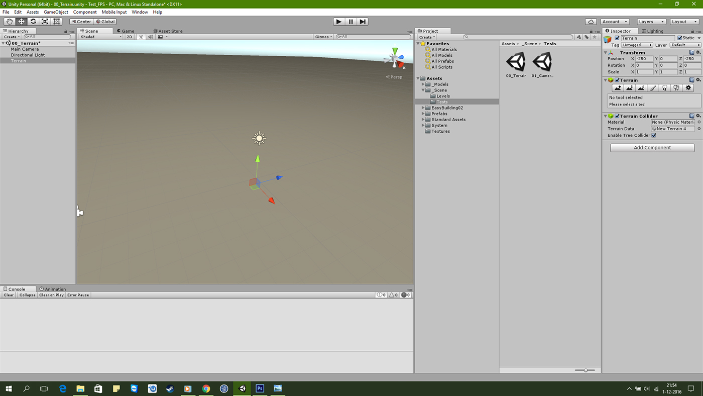 unity unity3D school training non-professional Gaming FPS first person shooter
