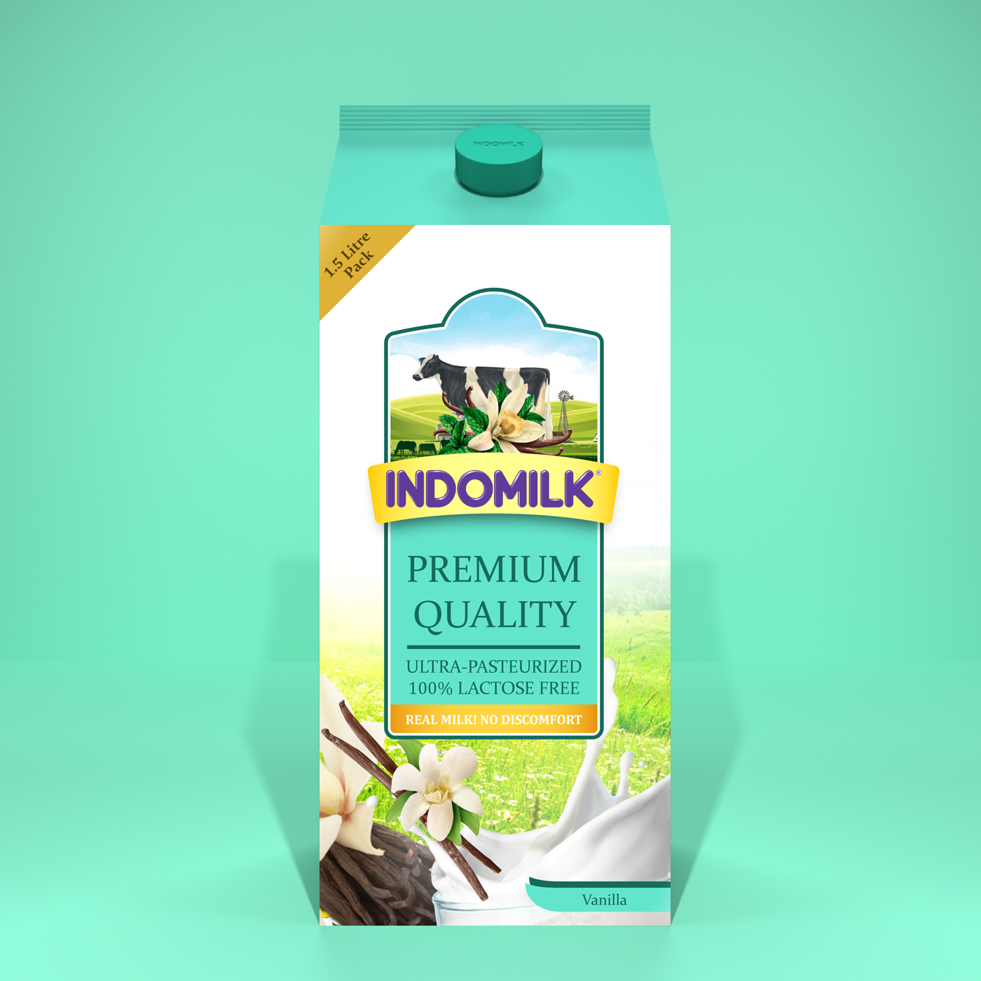 Packaging Product Branding Industrial Product milk packaging milk box packaging 1.5 litre box box packaging
