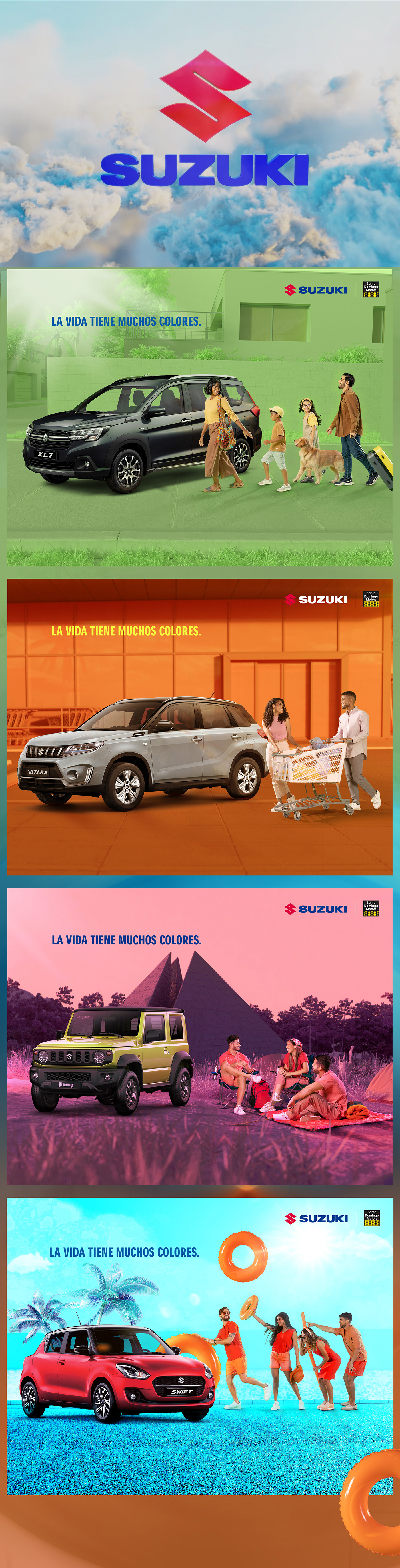 Advertising  branding  campaña branding car marketing   photoshop rd Suzuki typography   visual identity