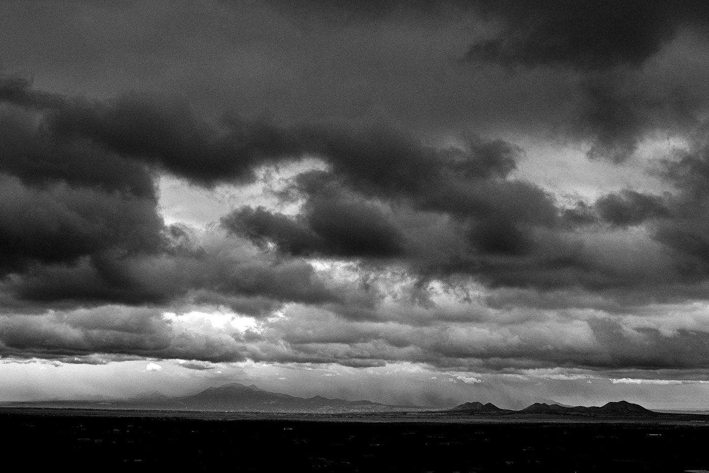 clouds light mountains new mexico Photography 