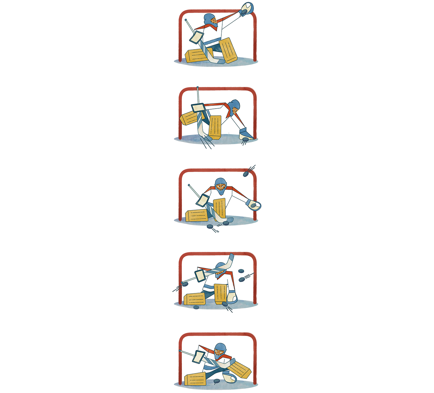 flipbook Icehockey Sportfan ILLUSTRATION 