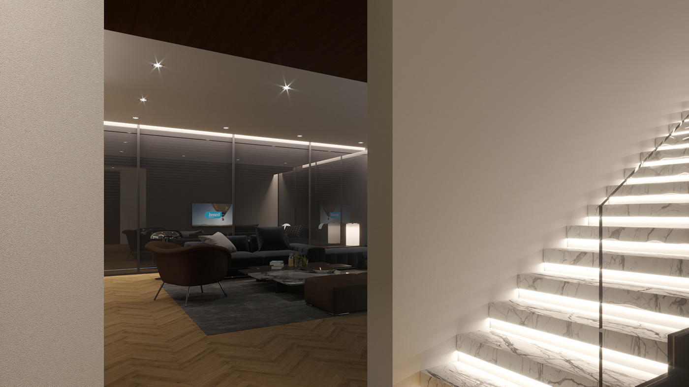 architecture Interior design views nightview colors visualization rendering ideas
