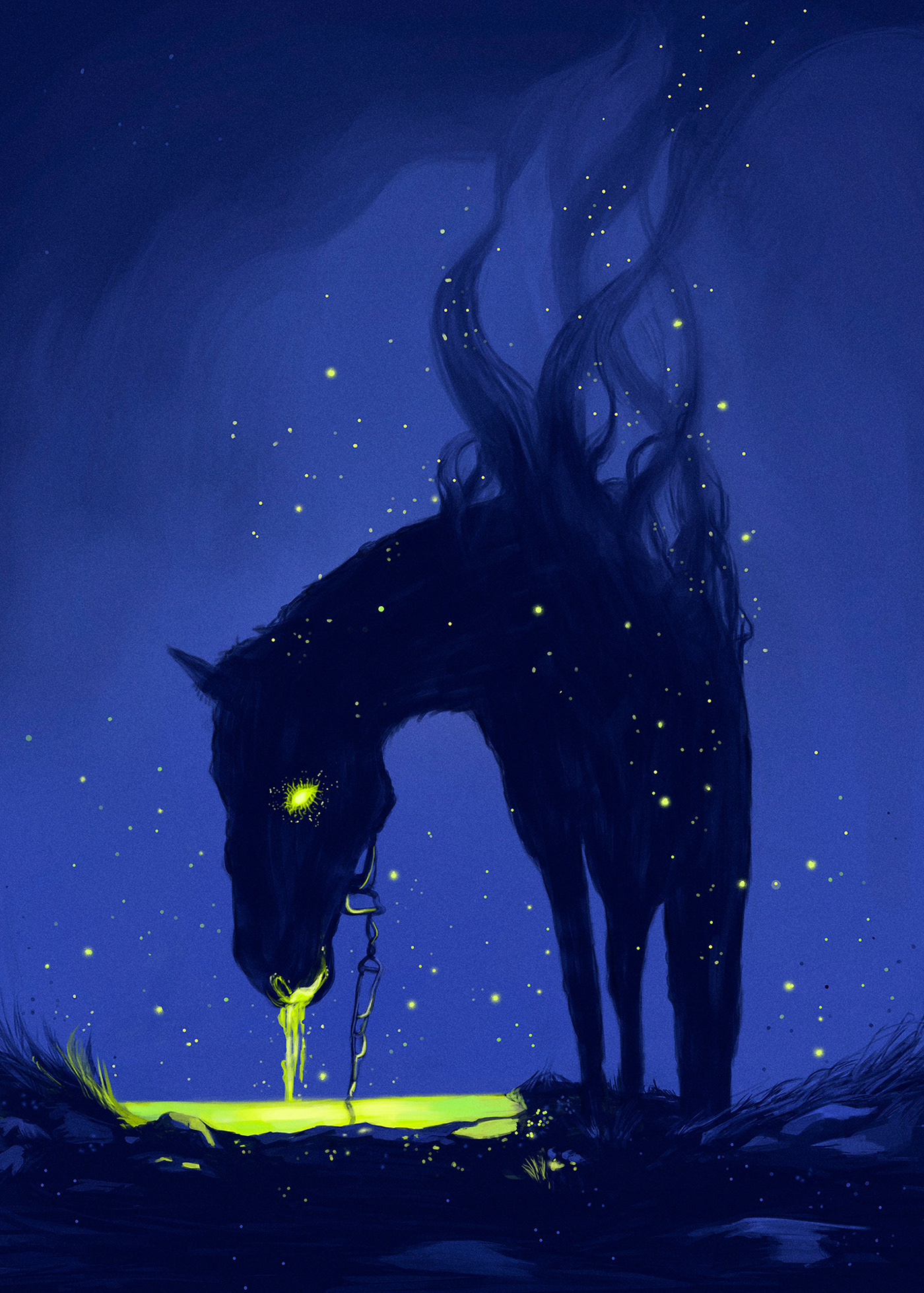 lovecraft horror dark fantasy lovecraftian figurative mistic Fantastic World book illustration Illustrator