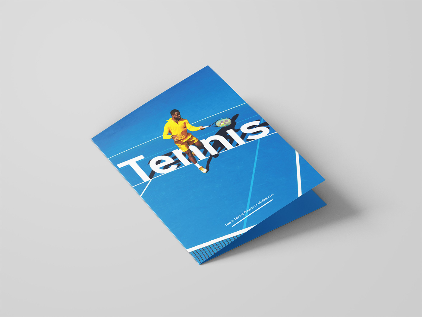 Adobe XD Australian Open brochure Layout Melbourne Print publication publication tennis typography   Website