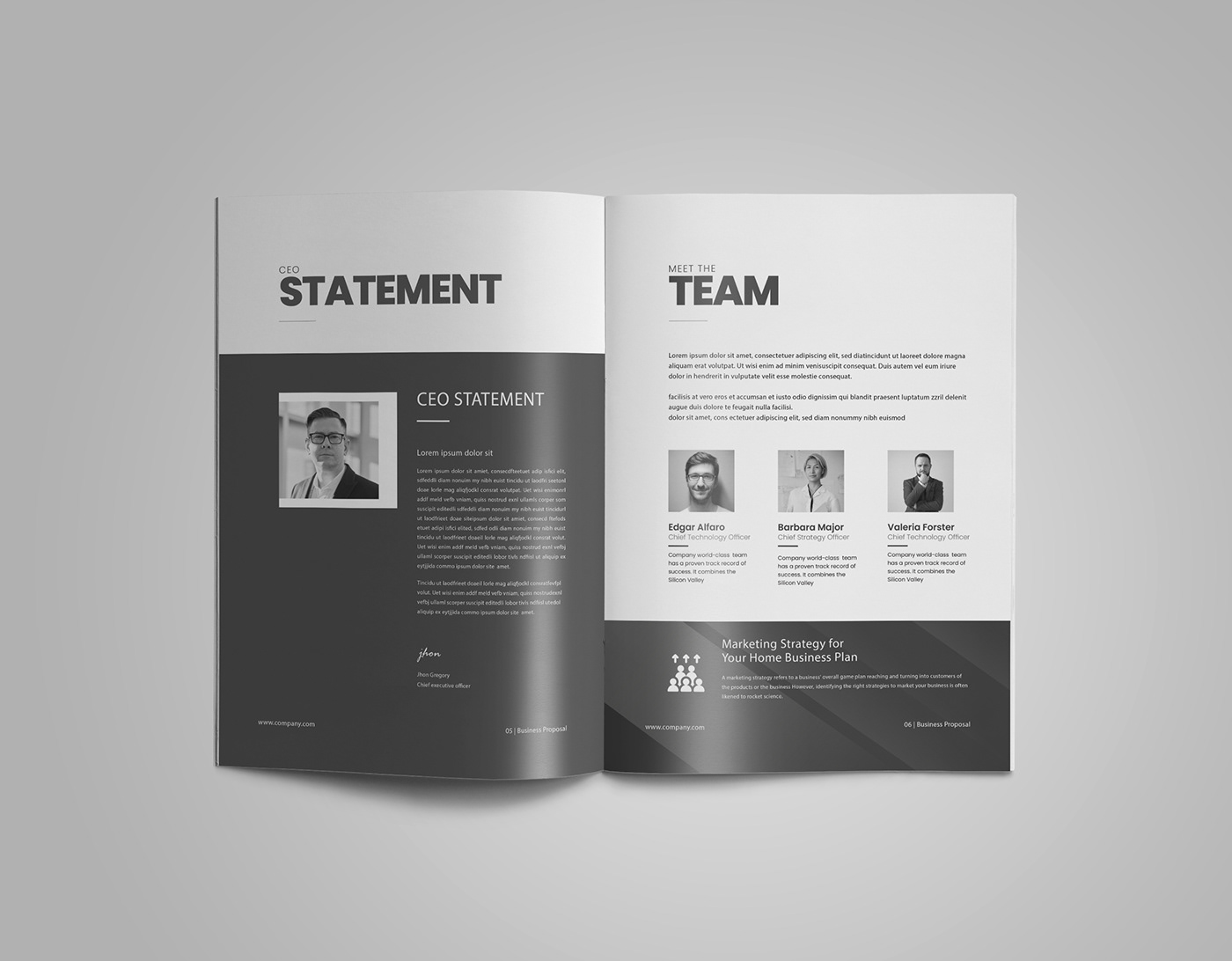 Business Proposal company profile business brochure